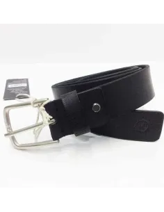 Cinturon cuero Hombre Kronos ancho en Negro