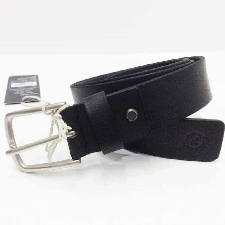 Cinturon cuero Hombre Kronos ancho en Negro