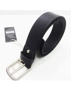 Cinturon cuero Hombre Kronos ancho en Negro 2