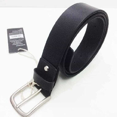Cinturon cuero Hombre Kronos ancho en Negro
