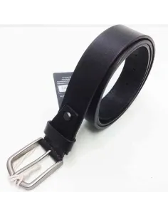 Cinturon cuero Hombre Kronos en Negro