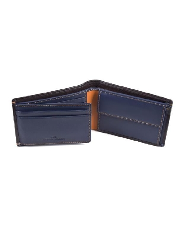 Americana con monedero para hombre en Piel Flor Marrón Bellido