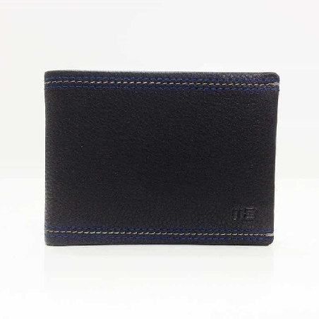 Americana para hombre en Piel Flor Negra Bellido