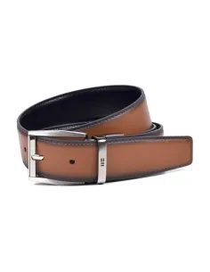 Cinturón reversible Miguel Bellido Piel Cuero con Negro