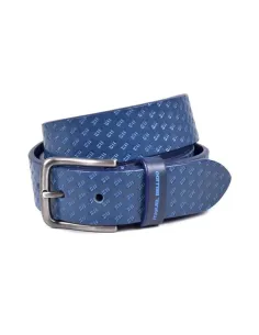 Cinturon de Cuero Miguel Bellido en Azul