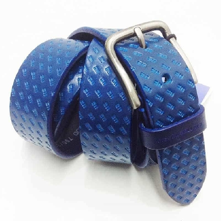 Cinturon de Cuero Miguel Bellido en Azul