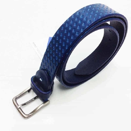 Cinturon de Cuero Miguel Bellido en Azul