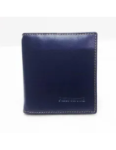 Pisabilletes con monedero de Piel Nature en Azul