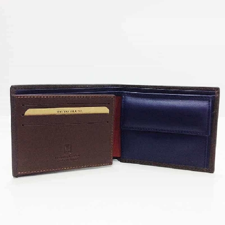 Americana con monedero hombre de Piel Titto Bluni Casual en Marron