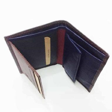 Cartera con monedero hombre de Piel Titto Bluni Casual en Marron