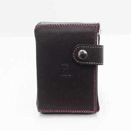 Monedero tarjetero hombre de Piel Titto Bluni Casual en Marron