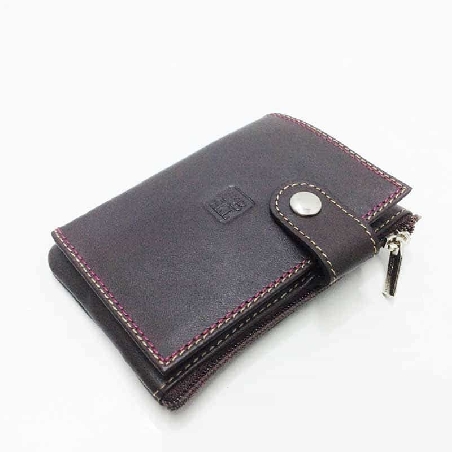 Monedero tarjetero hombre de Piel Titto Bluni Casual en Marron
