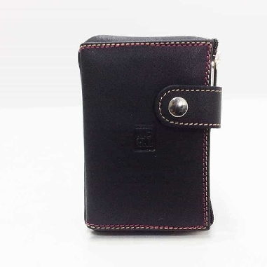 Monedero tarjetero hombre de Piel Titto Bluni Casual en Negro