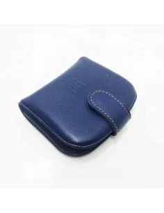 Monedero tacon hombre de Piel Titto Bluni Casual Azul
