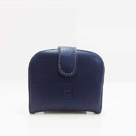 Monedero tacon hombre de Piel Titto Bluni Casual Azul