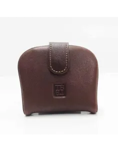 Monedero tacon hombre de Piel Titto Bluni Casual Brandy