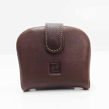 Monedero tacon hombre de Piel Titto Bluni Casual Brandy