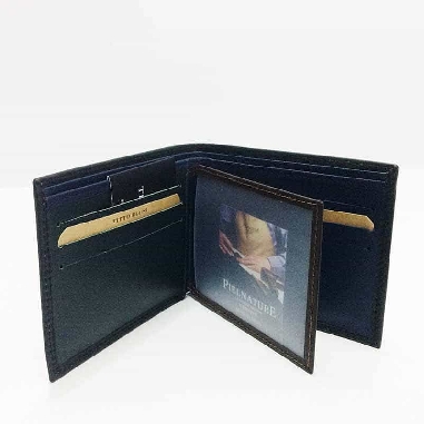 Americana hombre de Piel Titto Bluni Casual en Negra