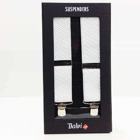 Tirantes para hombre originales en Blancos de 35mm