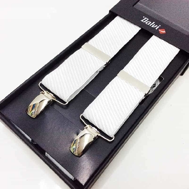 Tirantes para hombre originales en Blancos de 35mm