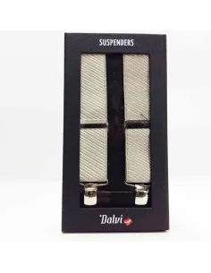 Tirantes para hombre originales en Beig de 35mm