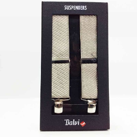 Tirantes para hombre originales en Beig de 35mm