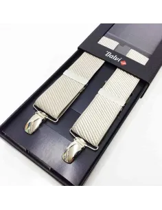 Tirantes para hombre originales en Beig de 35mm 2