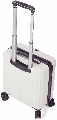 Maleta para debajo del asiento del avion en Blanca