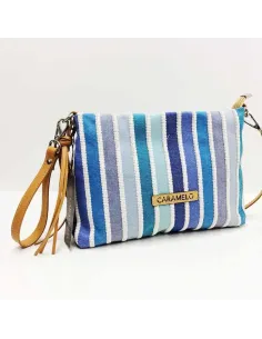 Bolso de mano y bandolera Caramelo Tex Multi-Recitex en Azul