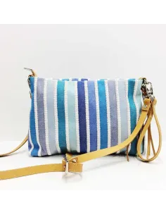 Bolso de mano y bandolera Caramelo Tex Multi-Recitex en Azul 2