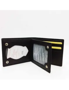 Billetera Americana para Policia con broche interior JL Piel 2