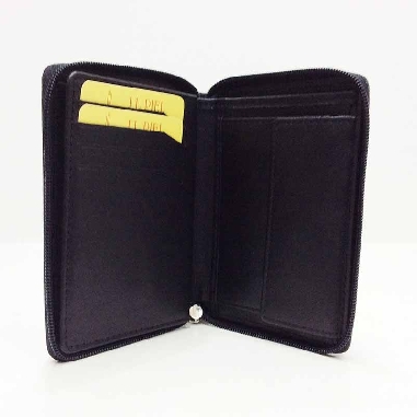 Cartera con monedero de JL Piel Clasic con cierre de Cremallera