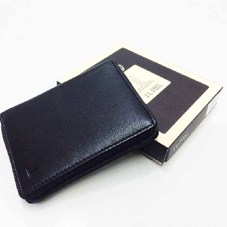 Cartera con monedero de JL Piel Clasic con cierre de Cremallera