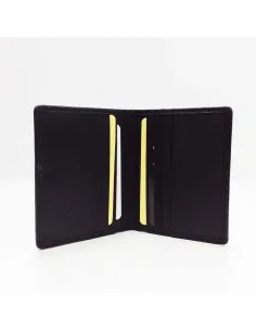 Mini Billetera Plana de JL Piel Clasic Negra 2