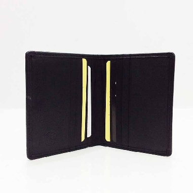 Mini Billetera Plana de JL Piel Clasic Negra