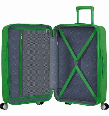 Maleta American Tourister Soundbox Grass Green Mediana