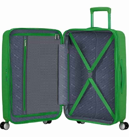 Maleta American Tourister Soundbox Grass Green Mediana