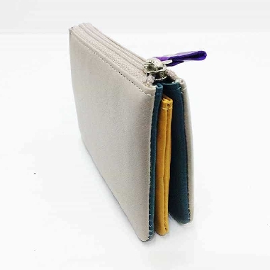 Monedero mujer de Piel Suave Belmonte color Taupe