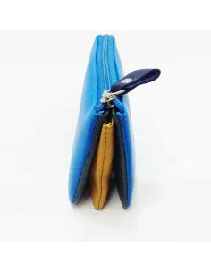 Monedero mujer de Piel Suave Belmonte color Azul 2