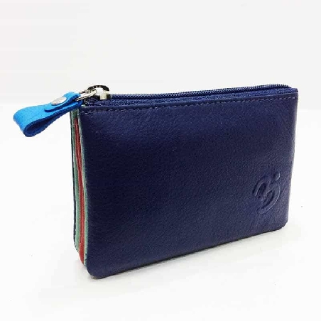 Monedero mujer de Piel Suave Belmonte color Marino