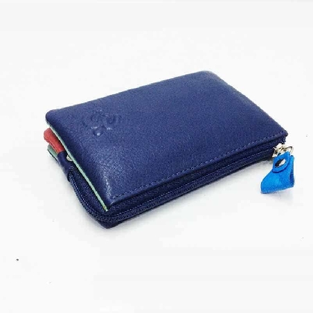 Monedero mujer de Piel Suave Belmonte color Marino