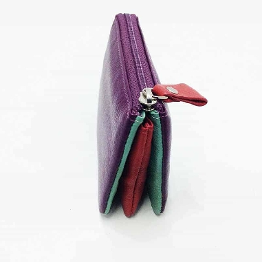 Monedero mujer de Piel Suave Belmonte color Morado
