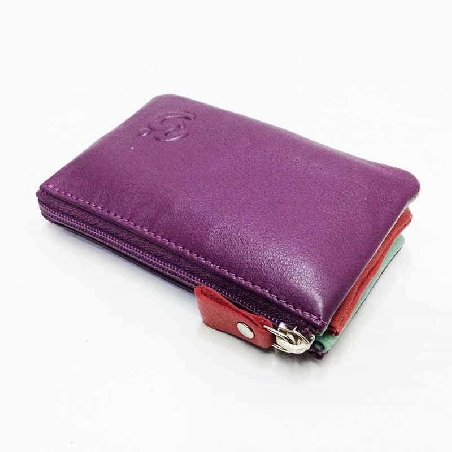 Monedero mujer de Piel Suave Belmonte color Morado