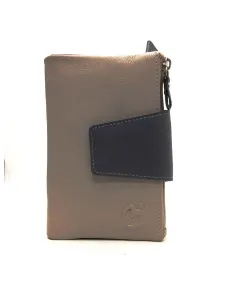 Billetero Belmonte de Piel Suave color Taupe Mediano 2