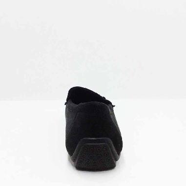 Mocasin para Mujer en color Negro acabado picado