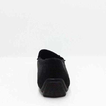 Mocasin para Mujer en color Negro acabado picado