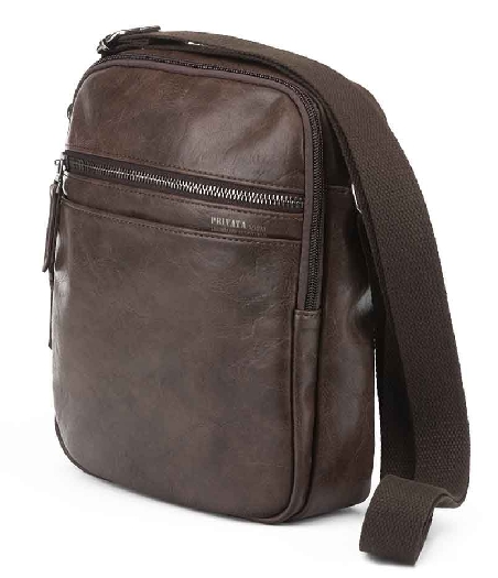 Bandolera grande para hombre de Privata Move en Marron