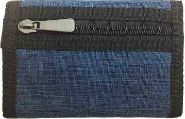 Cartera Juvenil de Nylon camuflaje Azul de Charro