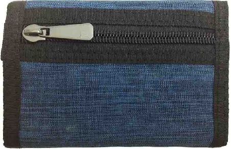 Cartera Juvenil de Nylon camuflaje Azul de Charro