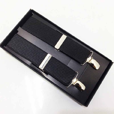 Tirantes para hombre originales en Negros de 35mm